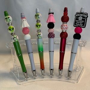 NEW! Handmade Decorated Pens! 5 Piece Set! You Get One!  Your Choice!